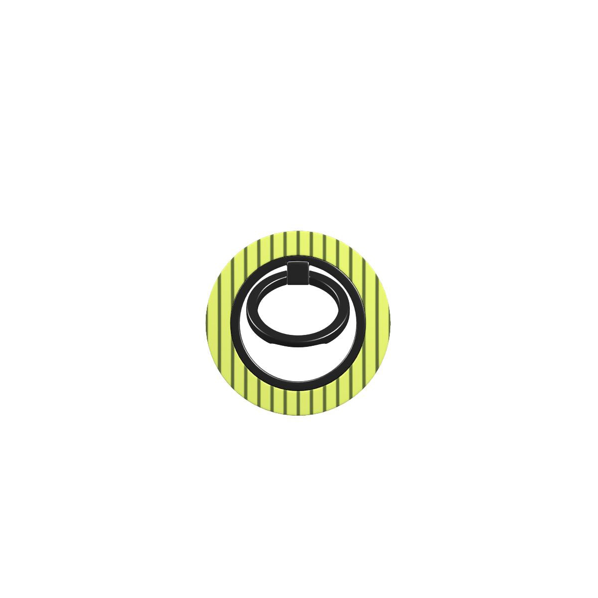 Wasabi Yellow Stripes Ring Holder, 3D product render