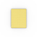 Yellow Gingham Apple iPad Case, 3D product render