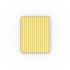 Yellow Gingham Apple iPad Case, 3D product render