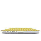 Yellow Gingham MacBook Case, 3D product render